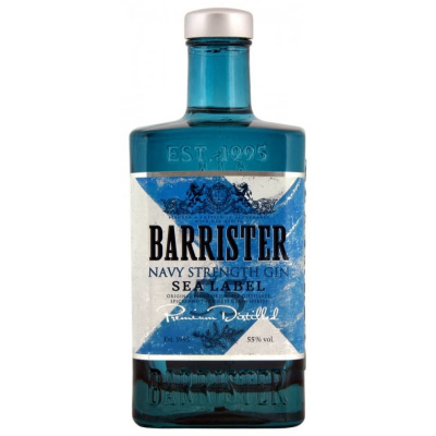 Barrister gin Barrister Navy Gin 55% 0,7l (holá láhev)