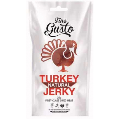 Fine Gusto Krůtí Jerky Natural 25g