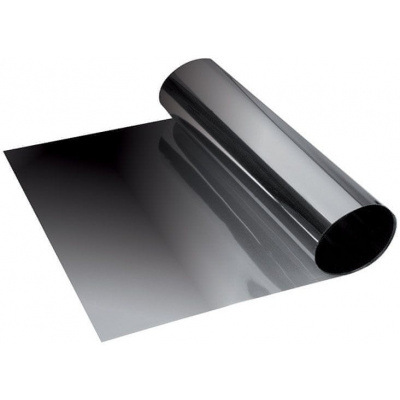 Foliatec metalizovaný přechodový stínící pruh na přední okno 15x152cm, černý transparentní