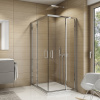 Ronal Bathrooms SanSwiss TOP-LINE Dvoukřídlé dveře - pravé / 1 strana rohového vstupu TED2D10000407