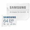 Paměťová karta Samsung Micro SDXC EVO Plus 64GB UHS-I U1 (130R)/30W + SD adaptér (MB-MC64KA/EU)