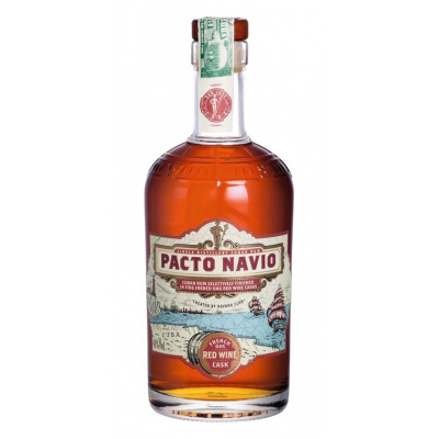 Pacto Navio French Oak red Wine Cask 40% 0,7 l (holá láhev)
