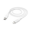 Hama MFi USB-C Lightning nabíjecí/datový kabel pro Apple, bílý