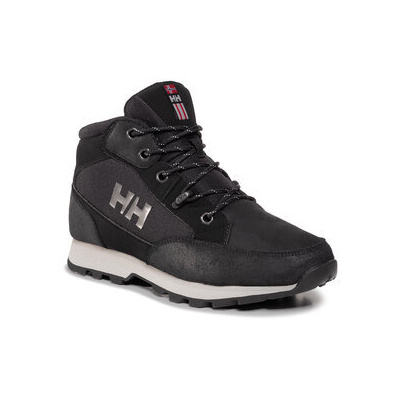 Trekingová obuv Helly Hansen Torshov Hiker 11593-990 Black/New Light Grey Přírodní kůže - semiš 46