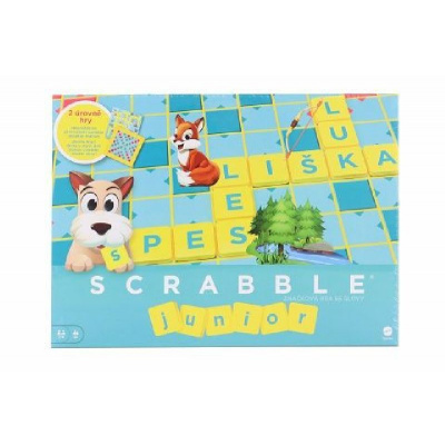 * Scrabble Junior CZ mattel Y9738 hra na slovní zásobu 6+