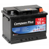 Autobaterie COMPASS PLUS 12V 55Ah 420A Compass AM27562 + Dárek, servis bez starostí v hodnotě 300Kč