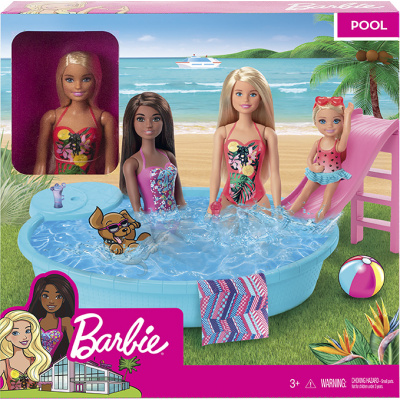 MATTEL Barbie panenka a bazén