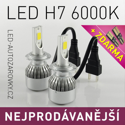 led headlight c6 h7 6000k 36w/3800lm 12v/24v – Heureka.cz