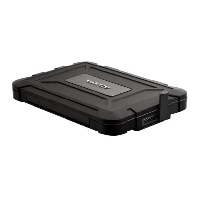 ADATA ED600, externí box pro 2.5" SATA disk, USB 3.0, IP54, černý - ADATA AED600-U31-CBK
