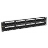 19" patch panel Solarix 48 x RJ45 CAT5E UTP 150 MHz černý 2U SX48-5E-UTP-BK 24000480