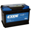 Autobaterie EXIDE Excell 12V, 74Ah, 680A, EB740