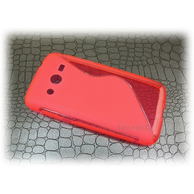 Silikonové pouzdro růžové + fólie Samsung G386 Galaxy Core LTE