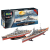 Revell Battle Set HMS HOOD vs. BISMARCK - 80th Anniversary (1:700) Plastic ModelKit lodě Limited Edition 05174 - Revell