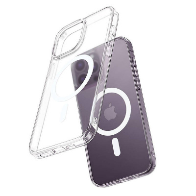 Magnetické pouzdro McDodo Crystal pro iPhone 14 Pro Max (čiré)