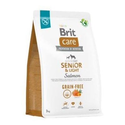 Brit Care Dog Grain-free Senior and Light - salmon and potato, 3kg; 140115