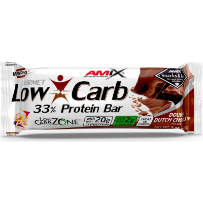 Amix Low-Carb 33% Protein bar 60 g Příchuť: pomeranč