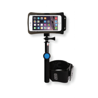 DiCAPac Action DARS-C2 Action Floating Selfie Stick with Bluetooth remote + Waterproof cases + Armband