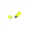 Goodram USB flash disk, USB 2.0, 64GB, UME2, žlutý, UME2-0640Y0R11, USB A, s krytkou