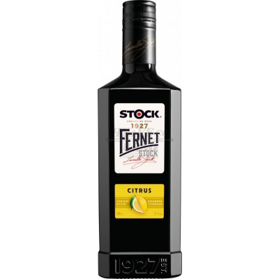 Fernet Stock Citrus 27% 0,5 l (holá láhev)