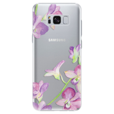 Plastové pouzdro iSaprio - Purple Orchid - Samsung Galaxy S8 - Kryty na mobil Nuff.cz