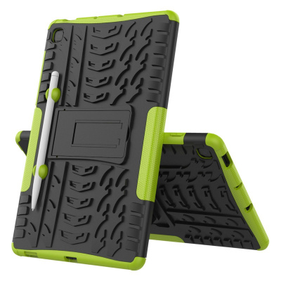 Lobwerk Pouzdro pro Samsung Galaxy Tab S6 Lite SM-P610 SM-P615 10,4" PČervenáective Cover Case Dětské pouzdro Smart Case Zelená