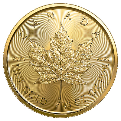 Royal Canadian Mint Zlatá investiční mince Maple Leaf 1/4 Oz | 7,78 g