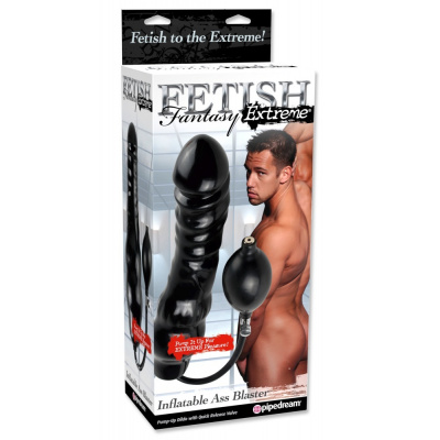 Pipedream Fetish Fantasy Extreme Inflatable Ass Blaster, nafukovací dildo 27 x 5,8 cm