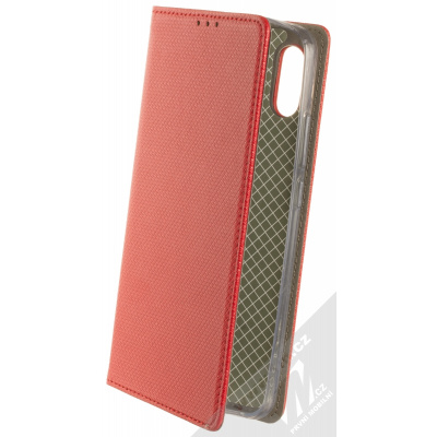 1Mcz Magnet Book flipové pouzdro pro Xiaomi Redmi 9A, Redmi 9AT červená (red)