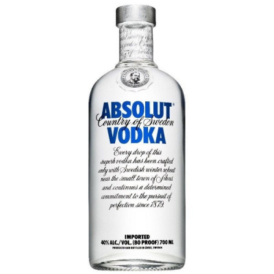 Absolut Blue 40 % 0,7 l (holá láhev)