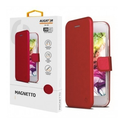 Pouzdro ALIGATOR Magnetto Xiaomi Redmi 9, Red 8595181195451