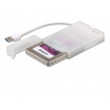 i-Tec MySafe Easy externí case pro 2,5" SATA I/II/III SSD, USB3.0, White - bez HDD - MYSAFEU314