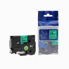 Alternativní páska pro Brother TZ-751 + TZe-751 24 mm x 8 m, černý tisk + zelený podklad