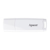 Apacer USB flash disk, USB 2.0, 64GB, AH336, bílý, AP64GAH336W-1, USB A, s krytkou (AP64GAH336W-1)