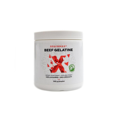 BrainMax Beef Gelatin Grass fed hovězí želatina 500g