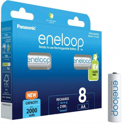 Panasonic Eneloop AA 8ks 3MCCE/8BE