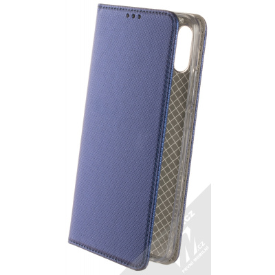 1Mcz Magnet Book flipové pouzdro pro Xiaomi Redmi 9A, Redmi 9AT tmavě modrá (dark blue)