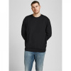 Jack and Jones Crew Sweater Mens Black XL