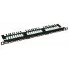 19" patch panel Solarix 24xRJ45 CAT5E UTP s vyvazovací lištou černý 0,5U SX24HD-5E-UTP-BK 24000144