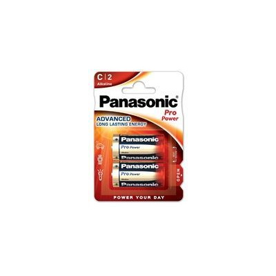 PANASONIC Alkalické baterie Pro Power LR14PPG/2BP C 1,5V (Blistr 2ks)