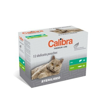 Calibra Cat kapsa Premium Sterilised - multipack 12x100g