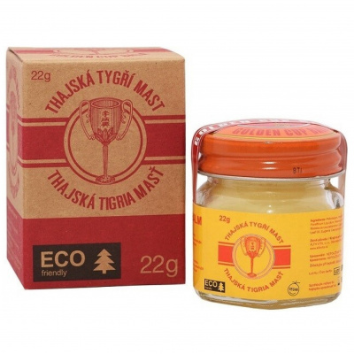 Thajská tygří mast Golden Cup Balm 22g