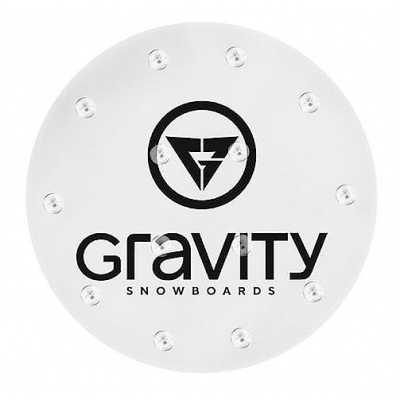 grip Gravity Icon Mat - Clear/Black one size