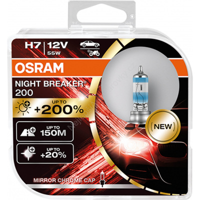 64210NB200-HCB H7 Night breaker unlimited Osram set 2KS