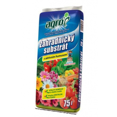 AGRO Zahradnický substrát univerzál 75l