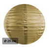 Party Deco Lampion kulatý 25 cm zlatý /BP