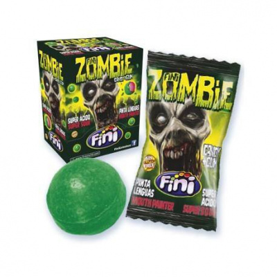 Fini Zombie Balls 5g x 10ks (žvýkačky s tekutou náplní, jednotlivě balené)