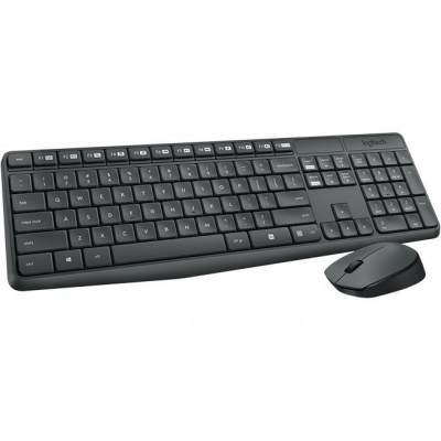 Logitech Wireless Combo MK235, bezdrátový set klávesnice a myši, CZ - Logitech MK235 Wireless Keyboard and Mouse Combo 920-007933