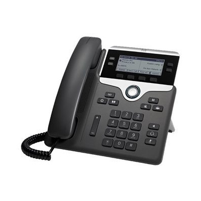 Cisco IP Phone 7841 (určeno pro Cisco UC Manager) černá / Telefon VoIP / SIP / SRTP / 4 linky (CP-7841-K9=)
