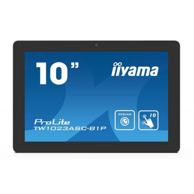 10" iiyama TW1023ASC-B1P, IPS, HD, capacitive, 10P, 450cd/m2, mini HDMI, WiFi, Webcam, Android 8.1 - iiyama Prolite TW1023ASC