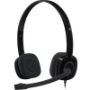 Logitech H151, sluchátka s mikrofonem, 1x 3.5mm jack - Logitech Stereo Headset H151